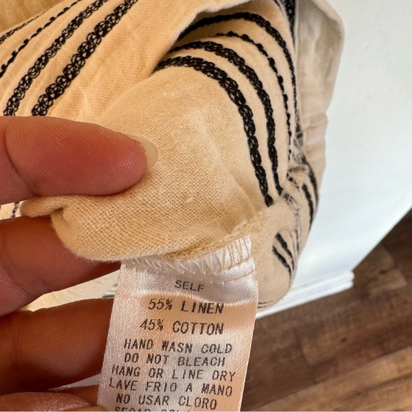 Easel gauze cotton linen blend swimsuit beach cover up size small - Picture 7 of 8